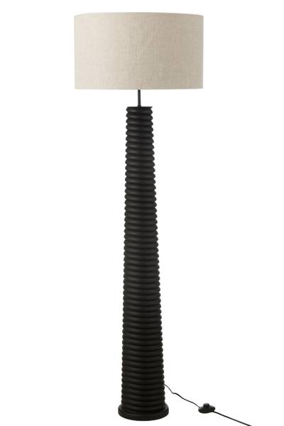 Stehlampe Christmas Schwarz - Holz teilmassiv - 48 x 160 x 48 cm