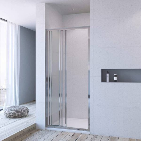 Dusch-Schiebetür 3 teilige Nischentür Breite: 90 cm