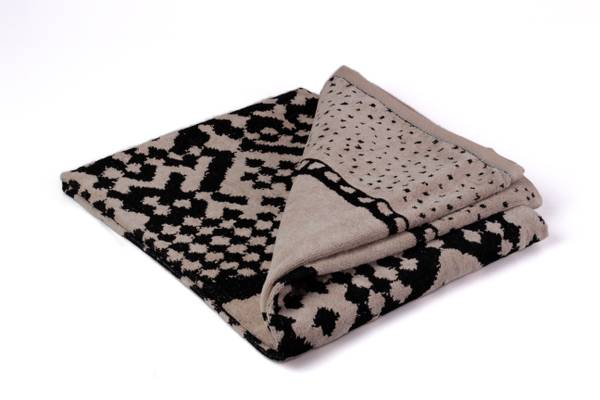 Strandtuch Turtle Beige - Textil - 90 x 1 x 160 cm