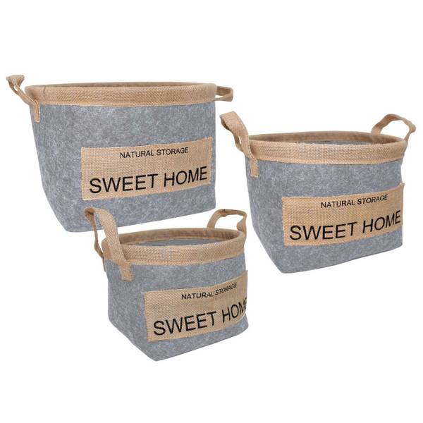 Dekokörbe SWEET HOME, 3-er Set kaufen