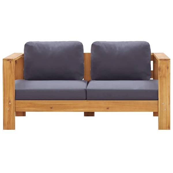Gartenbank 3007925-8 Grau - Akazie - 140 x 60 x 65 cm