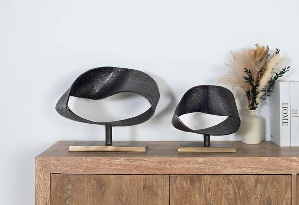 Skulpturen 17310 Braun - Metall - 44 x 33 x 18 cm