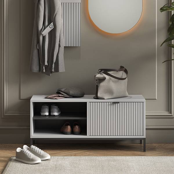 Banc pour chaussures Eliza 56408 Gris