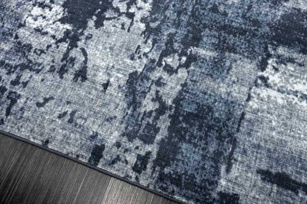 Teppich MODERN ART Grau - Baumwollstoff - Polyester - Wolle - 230 x 160 cm