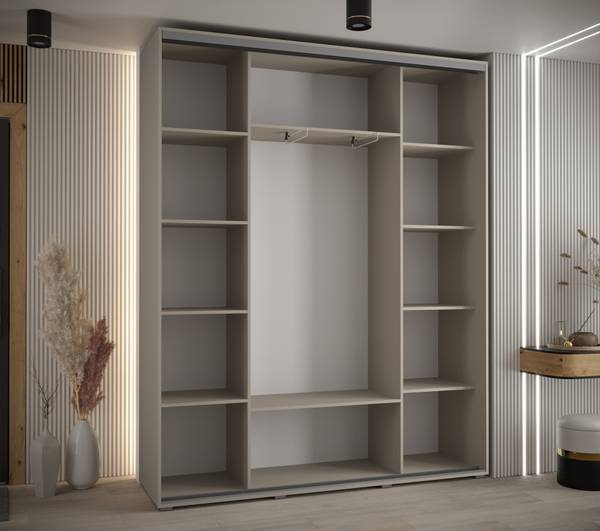 Schwebetürenschrank Dakota 2 190 x 45 cm