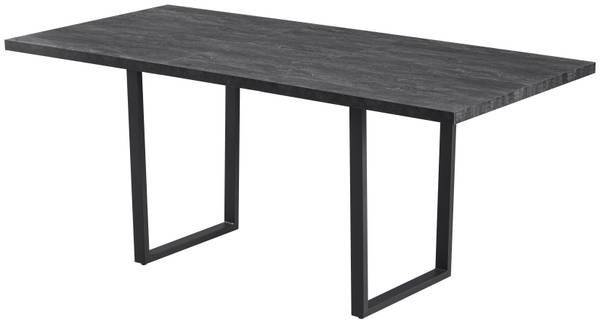 Ausziehtisch NILS 2 Grau - Holzwerkstoff - Metall - 85 x 76 x 180 cm