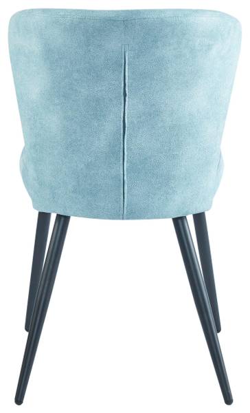 Stuhl LYNN Blau - Metall - Textil - 51 x 86 x 65 cm