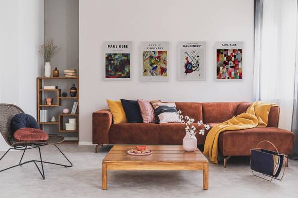 Leinwand 60x40 Rhythmen Polyester - 3 x 60 x 40 cm