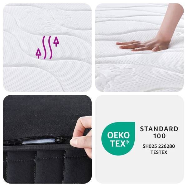 Matelas à ressorts bonnell 3032311 190 x 90 cm