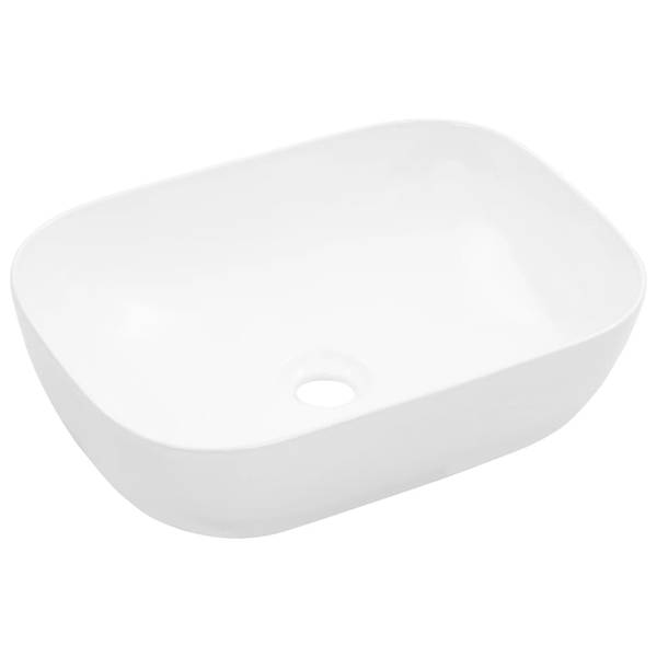 Becken 296985 Weiß - Keramik - 32 x 13 x 45 cm