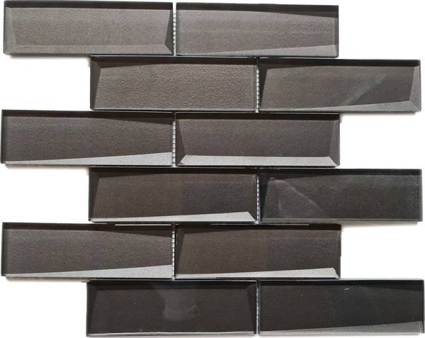 Mosaikfliesen 88-XB09 Braun - Glas - 30 x 30 x 30 cm