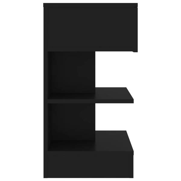 Table de chevet 3008430-2 (lot de 2) Noir