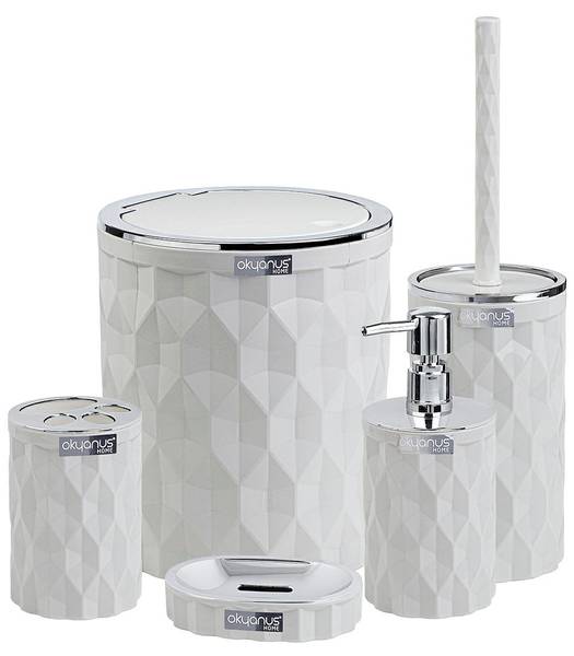Badezimmerzubehör Diamond 5er Set kaufen