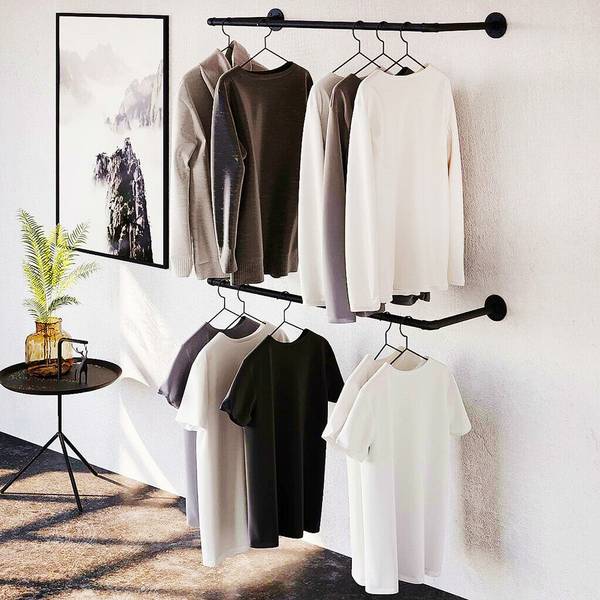 Kleiderstange Wand Wandmontage (2er Set) kaufen