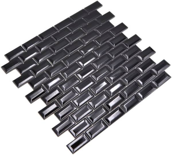 Mosaikfliesen CBB 108 Schwarz - Keramik - 30 x 30 x 30 cm