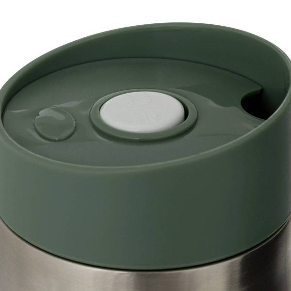 Isolierter Becher BASIC Grün - Metall - 7 x 20 x 7 cm