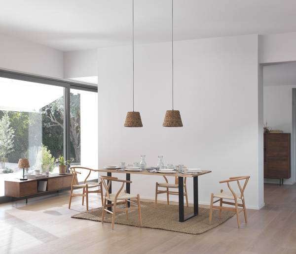 Deckenleuchte 10723 Braun - Naturfaser - 33 x 27 x 33 cm