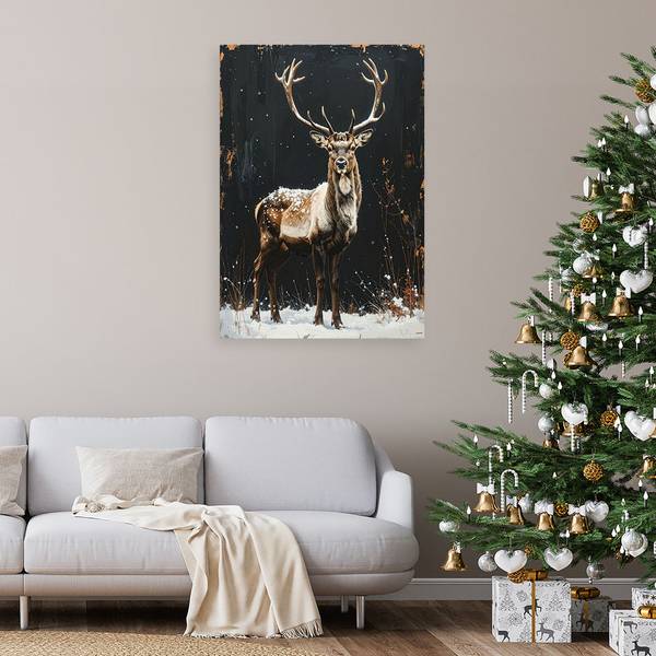 Wandbild Winter 80 x 120 cm