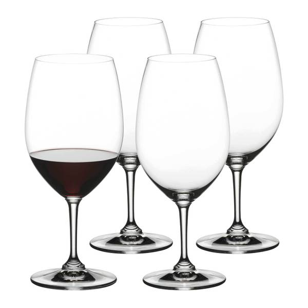 Bordeauxgläser ViVino 4er Set Kristallglas - 10 x 22 x 10 cm