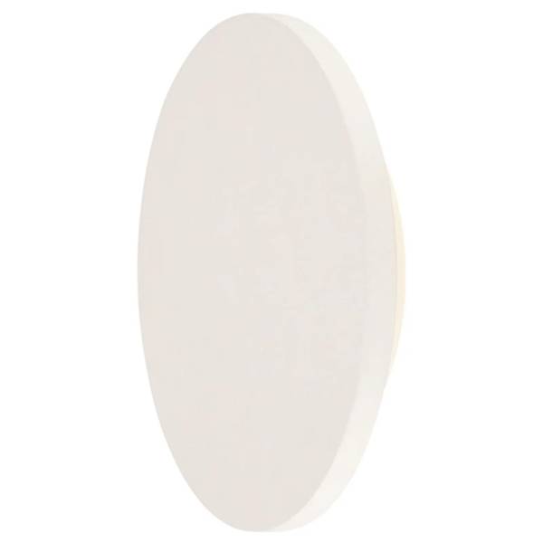Wandleuchte Plastra Weiß - Stahl - Gips - 13 x 1 x 13 cm