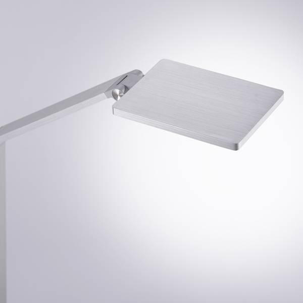 LED Tischleuchte Q-HANNES Smart Home Grau - Aluminium - 12 x 76 x 39 cm