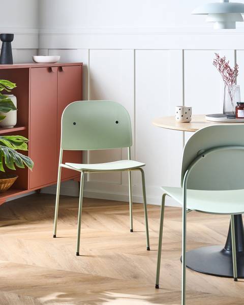 Chaise de salle à manger WINDUST Vert - Menthe