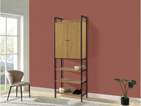 Garderobe TAPORA Beige - Holz teilmassiv - 42 x 220 x 80 cm