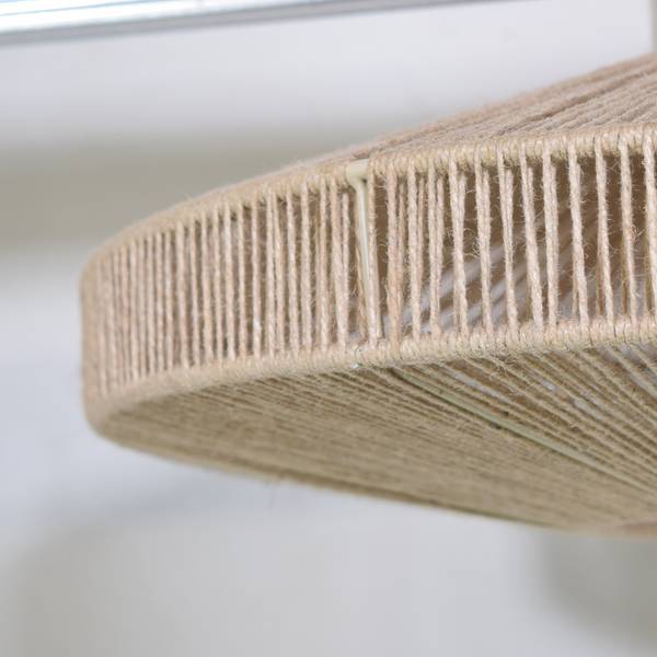 Plafondlamp Primo bruin - metaal - 40 x 13 x 40 cm