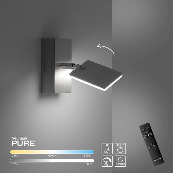 LED Wandlampe PURE MIRA Aluminium