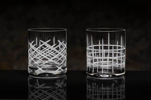 Whiskybecher New York Bar Club 6er Set Glas - 8 x 10 x 8 cm