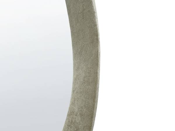 Wandspiegel LENAX Grün - Textil - 59 x 90 x 2 cm