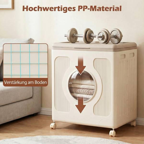 Wäschekorb VL32734 Grau