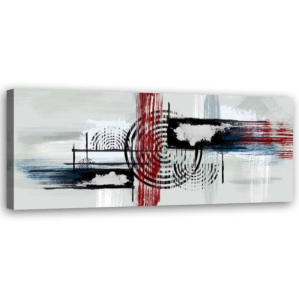 Wandbild abstraktion 90 x 30 cm