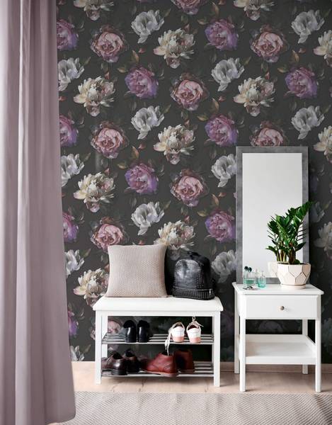 Vliestapete 396091-GU Schwarz - Kunststoff - 53 x 1 x 1005 cm