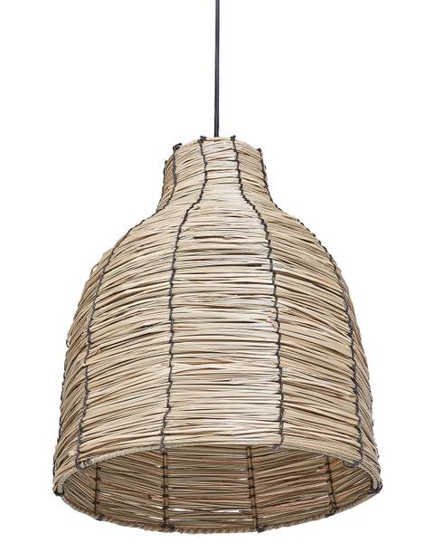 Pendelleuchten KELAKAS Schwarz - Blau - Naturfaser - 31 x 137 x 31 cm