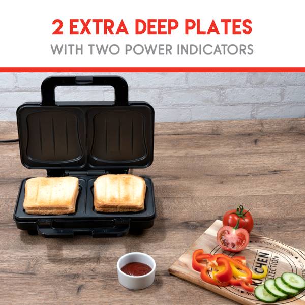 Sandwichmaker MEALTO533007 Silber - Metall - 29 x 10 x 25 cm