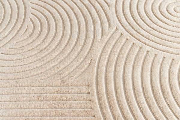 Teppich ART DECO Beige - Kunststoff - Textil