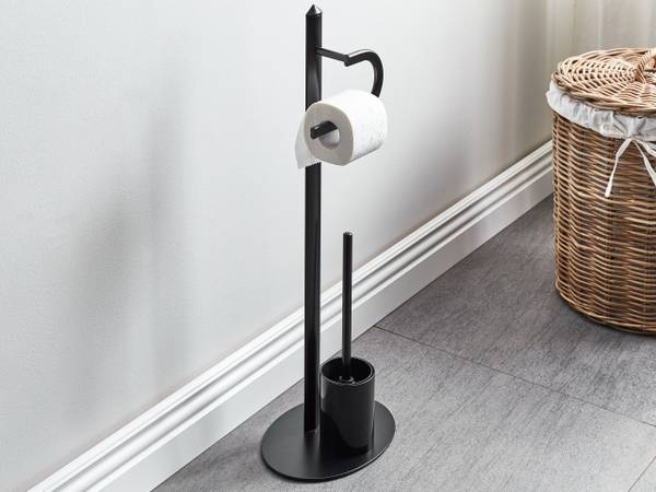 Badezimmer-Zubehör SARTO 2-tlg Schwarz