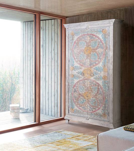 Schrank 6837 Massivholz - 40 x 180 x 90 cm