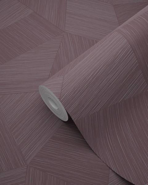 Tapete 348061 Violett - Papier - 50 x 900 x 50 cm