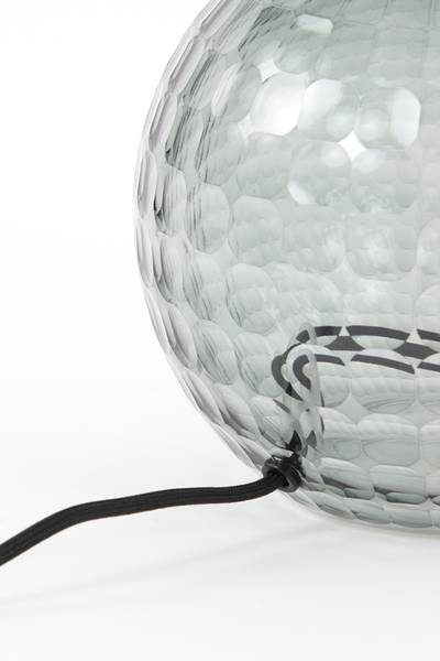Lampensockel TAIKI Grau - Glas - 20 x 28 x 20 cm