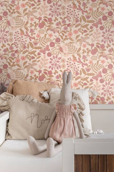 Tapete 132230 Pink - Papier - 50 x 900 x 50 cm