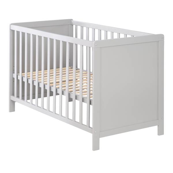 Babyzimmer Set Hamburg 2-teilig Grau - Polyester PVC