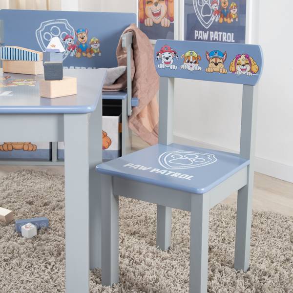Kinderstoel 50773PW3 blauw - deels massief hout - 31 x 59 x 29 cm