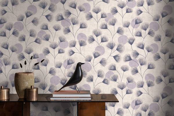 Vliestapete 791512-GU Grau - Kunststoff - 53 x 1 x 1005 cm
