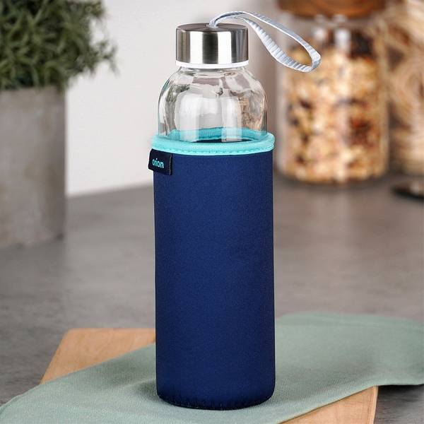 Wasserflasche 143763 Blau - Glas - 7 x 22 x 7 cm
