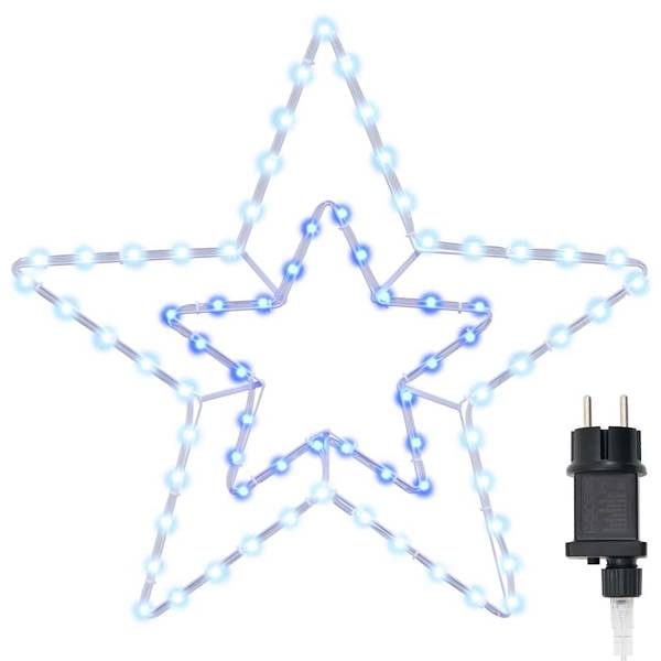 Weihnachtssternlicht 42018959 Weiß - Eisen - 50 x 1 x 51 cm