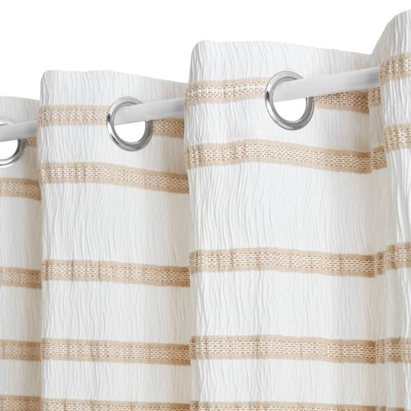 Vorhang ELIO Beige - Textil - 1 x 260 x 135 cm