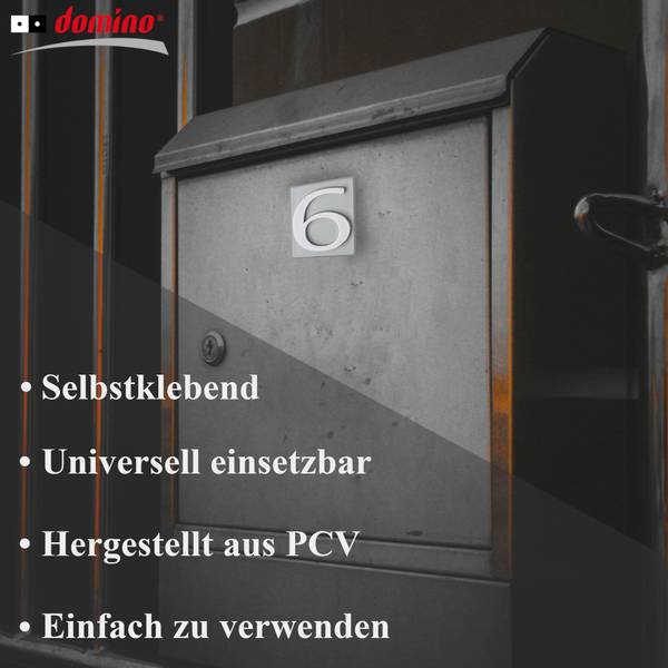 Hausnummer ZNAL Silber - Kunststoff - 40 x 47 x 1 cm