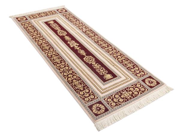 Tapis de passage Darya CMXXXVIII Beige - Laine - 79 x 1 x 201 cm